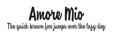 Amore Mio by Billy Argel Fonts ® — Script Handwritten Font — thumbnail 1