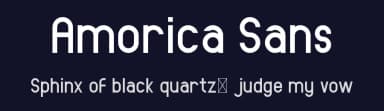 Amorica Sans by Edric Studio — Sans Serif Font — thumbnail 2