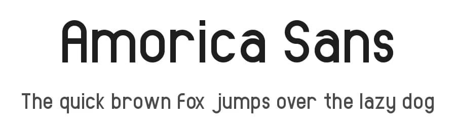 Amorica Sans by Edric Studio — Sans Serif Font