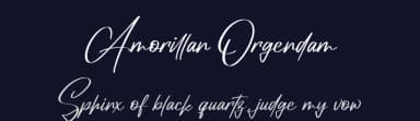 Amorillan Orgendam by Perspectype Studio - Letterena.com — Script Handwritten Font — thumbnail 2