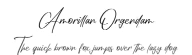 Amorillan Orgendam by Perspectype Studio - Letterena.com — Script Handwritten Font — thumbnail 1