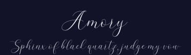 Amory by Zikril lah — Script Handwritten Font — thumbnail 2