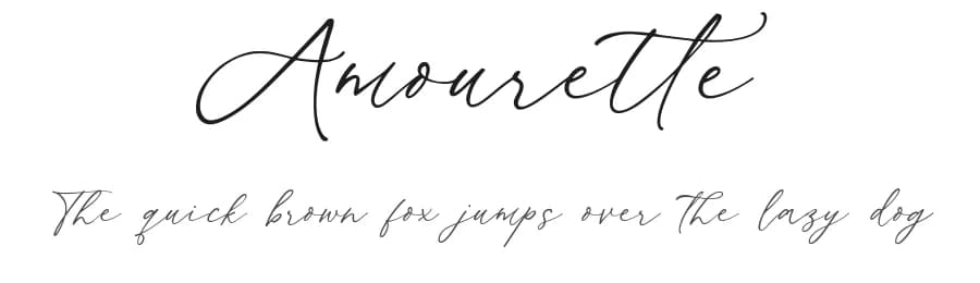 Amourette by Lunas Type — Script Handwritten Font — preview 1