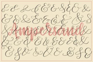 Ampersand by aminmario by aminmario — Script Handwritten Font — thumbnail 4