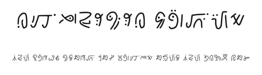 Amphibia Runes by sulkyeyra — Dingbats Font