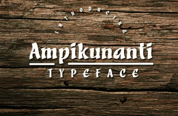 Ampikunanti Font by Mogz — Script Handwritten Font