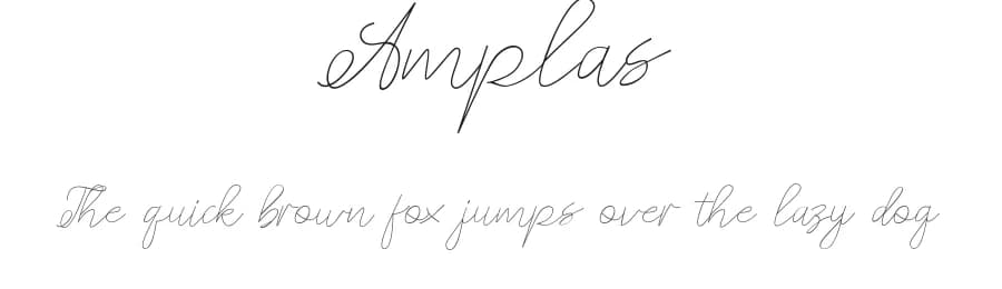 Amplas by Le Parte Studio — Script Handwritten Font