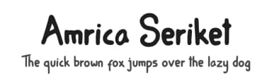 Amrica Seriket by Pidco Art — Script Handwritten Font — thumbnail 1