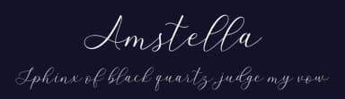 Amstella by MJB Letters — Script Handwritten Font — thumbnail 2