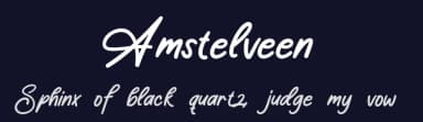 Amstelveen by Scratchones — Script Handwritten Font — thumbnail 2