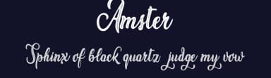 Amster by Billy Argel Fonts ® — Script Handwritten Font — thumbnail 2