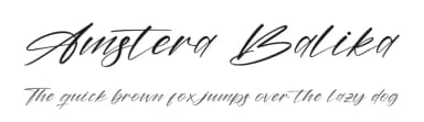 Amstera Balika by Letterena Studios — Script Handwritten Font — thumbnail 1