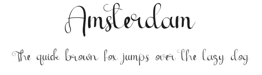 Amsterdam by Eddy Goodboy — Script Handwritten Font