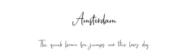 Amsterdam by Arlila Foundation — Script Handwritten Font — thumbnail 1