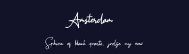 Amsterdam by Kateeng Ciu — Script Handwritten Font — thumbnail 2