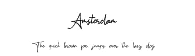 Amsterdam by Kateeng Ciu — Script Handwritten Font — thumbnail 1