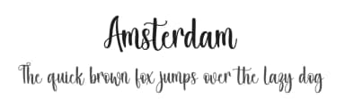 Amsterdam by Inermedia Studio — Script Handwritten Font — thumbnail 1