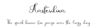 Amsterdam by Erik Studio — Script Handwritten Font — thumbnail 1