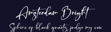 Amsterdam Bright by Perspectype Studio - Letterena.com — Script Handwritten Font — thumbnail 2