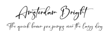 Amsterdam Bright by Perspectype Studio - Letterena.com — Script Handwritten Font — thumbnail 1