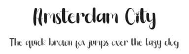 Amsterdam City by FreshtypeINK — Script Handwritten Font — thumbnail 1
