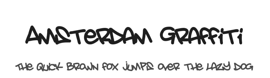 Amsterdam Graffiti by Jesse Kuiper — Script Handwritten Font