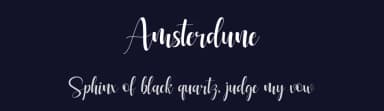 Amsterdune by Basni.std — Script Handwritten Font — thumbnail 2