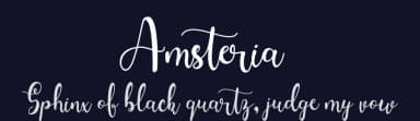 Amsteria by RantautypeStudio — Script Handwritten Font — thumbnail 2