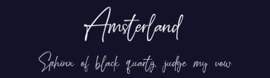 Amsterland by Zeenesia Studio — Script Handwritten Font — thumbnail 2