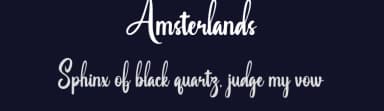 Amsterlands by Aveni Letter Type — Script Handwritten Font — thumbnail 2