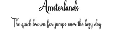 Amsterlands by Aveni Letter Type — Script Handwritten Font — thumbnail 1