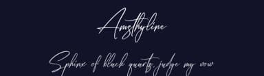 Amsthyline by Integritype Studio — Script Handwritten Font — thumbnail 2