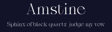Amstine by Pentagonistudio — Serif Font — thumbnail 2