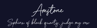 Amstone by Multype Studio — Script Handwritten Font — thumbnail 2