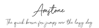 Amstone by Multype Studio — Script Handwritten Font — thumbnail 1