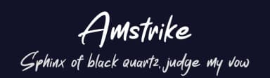 Amstrike by Lettersiro Studio — Script Handwritten Font — thumbnail 2
