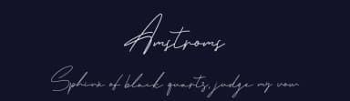 Amstroms by Hugefonts — Script Handwritten Font — thumbnail 2