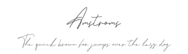 Amstroms by Hugefonts — Script Handwritten Font — thumbnail 1