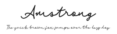 Amstrong by Rudhi Sasmito — Script Handwritten Font — thumbnail 1