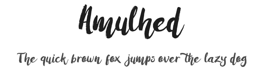 Amulhed by Barland — Script Handwritten Font