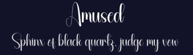 Amused by Andi Moz — Script Handwritten Font — thumbnail 2