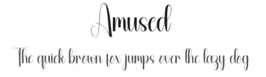 Amused by Andi Moz — Script Handwritten Font — thumbnail 1