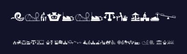 Amusement Park by Woodcutter — Dingbats Font — thumbnail 2