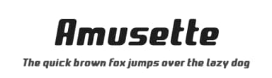 Amusette by Yves Michel — Sans Serif Font — thumbnail 1