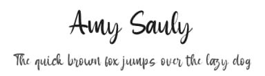 Amy Sauly by StringLabs Creative Studio — Script Handwritten Font — thumbnail 1