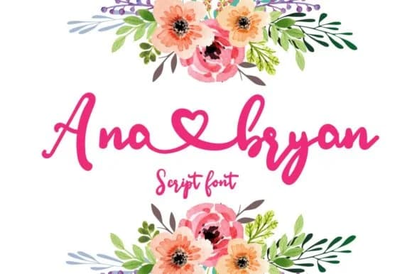 Ana Bryan Font by Zmapist — Script Handwritten Font — preview 1