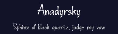 Anadyrsky by Studio Hello Good — Script Handwritten Font — thumbnail 2