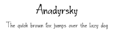 Anadyrsky by Studio Hello Good — Script Handwritten Font — thumbnail 1