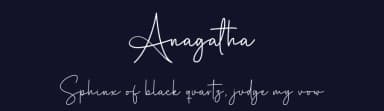 Anagatha by RantautypeStudio — Script Handwritten Font — thumbnail 2