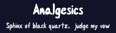 Analgesics by Ace Fonts — Script Handwritten Font — thumbnail 2